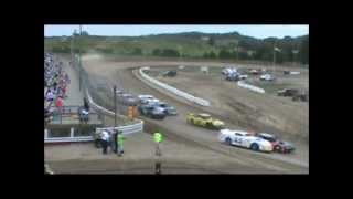 Street Stock Heat Muskingum County Speedway 07132012 [upl. by Hepza481]