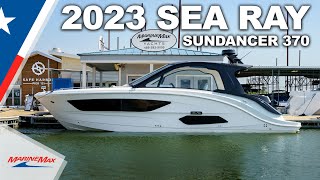 2023 Sea Ray Sundancer 370  MarineMax Dallas Yachts [upl. by Etsirhc]