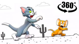 VR 360° TOM AND JERRY Without Internet [upl. by Akinna462]