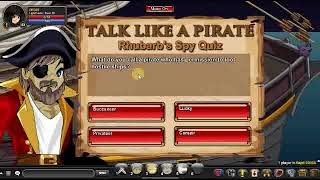 AQW TLAPD 2018  Rhubarb Spy Quiz Answers  ADVENTURE QUEST WORLDS [upl. by Naltiak]