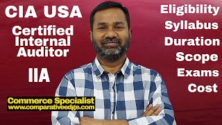 How to become a Certified Internal Auditor CIA  CIA IIA  Internal Audit  Commerce Specialist [upl. by Eiddam]