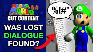 The Truth about Luigis Beta Dialogue in Super Mario 64  Mario Cut Content [upl. by Nahpets299]