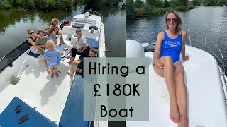 WE RENTED A BOAT ON THE NORFOLK BROADS  RENTING A £180K BOAT  Kerry Whelpdale [upl. by Estele574]