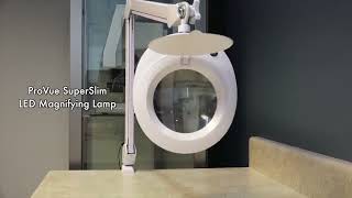 Aven Tools ProVue Super Slim Magnifying Lamp with 5 Diopter Lens [upl. by Aikel753]