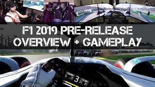 F1 2019  Gameplay and UI Overview  First Impressions [upl. by Elo]