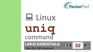 Linux uniq command summary with examples [upl. by Dennard166]