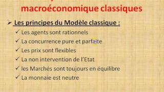 Macroéconomie S2 partie 8 quot le modèle macroéconomique classique 15 quot [upl. by Guntar]