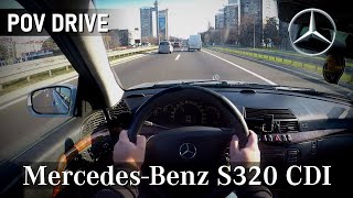 2001 MercedesBenz SClass W220  S320 CDI   POV DRIVE [upl. by Keily156]