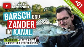 Barsch und Zander Angeln am Kanal Staffel 2 Folge 1 [upl. by Bergeron]