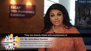 Voices from the 73rd Commission Session HE Ms Saida Muna Tasneem [upl. by Elwyn]