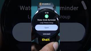 How To Use Drink Water Reminder On Samsung Galaxy Watch 6 samsunggalaxywatch6 shorts [upl. by Asilet]