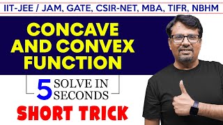 Concave And Convex Function SHORTCUT  Function Of One Variable  Real Analysis By GP Sir [upl. by Whalen]