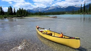 North Saskatchewan River Canoeing  Bighorn Dam To Rocky Mountain House  Day 1 [upl. by Liagaba842]