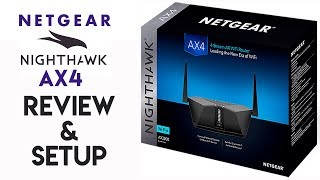 Netgear Nighthawk AX4 RAX40 Review amp Setup [upl. by Ankney550]