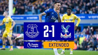 EXTENDED HIGHLIGHTS EVERTON 21 CRYSTAL PALACE [upl. by Krantz254]