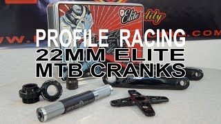 BIKE PARTS  Profile Racing  Elite MTB Cranks [upl. by Marleah]