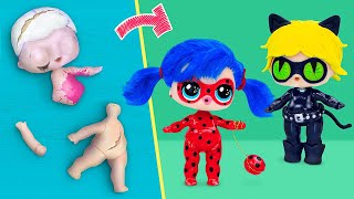 Never Too Old for Dolls 6 Ladybug LOL Surprise DIYs [upl. by Almita]