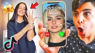 DO NOT FACETIME ADDISON RAE SHE MADE A TIKTOK IN MY HOUSE [upl. by Ecnarret]