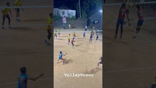 Rally 😱powerful spike and finishing 😲Difence 😳 volleyball volleydonor volley shorts viral [upl. by Adnuhsar]