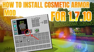 How to Download and Install Cosmetic Armor Reworked for Minecraft 1710 in 2020 [upl. by Valtin858]