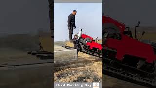 The Process Of Checking The Power Of Digging Tractor [upl. by Almond]