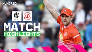 Willey WREAKS HAVOC in stellar bowling display  Manchester Originals v Welsh Fire Highlights [upl. by Nettle464]