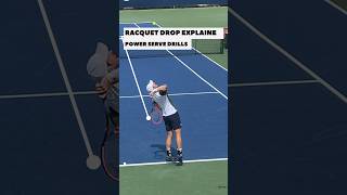 My favorite drill to work on tennis serve racquet drop tennisserve tennisdrills [upl. by Audri]