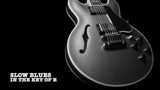 Slow Blues Backing Track in E without guitar [upl. by Alyks780]