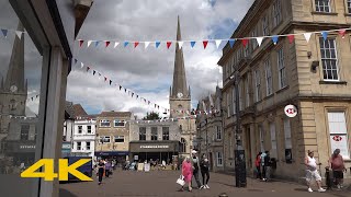 Trowbridge Walk Town Centre【4K】 [upl. by Namharludba]