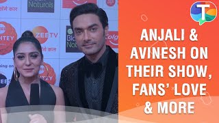 Anjali Tatrari amp Avinesh Rekhi on their show Tere Bina Jeeya Jaaye Naa fans love amp more [upl. by Ez]