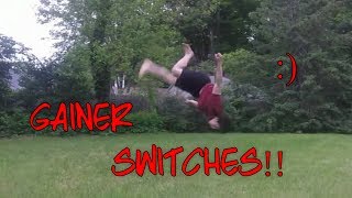 Gainer Switch  Gainer Swing Gainer Progression  Tricking [upl. by Liggitt769]