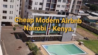 Cheap One Bedroom Airbnb in Nairobi Kenya  Racecourse Garden Ngong Road [upl. by Aerdnaeel]