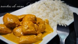 POLLO AL CURRY RECETA MUY FÁCIL Y RÁPIDA [upl. by Nelleus83]