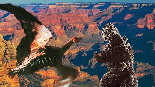 Godzilla 1954 Vs Rodan 1956 [upl. by Nnyleahs]