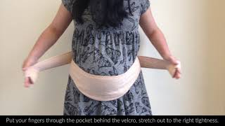 How to use Mamaway Maternity Belt [upl. by Oirogerg839]