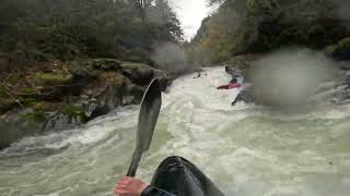 Canyon Creek of The Lewis Kayaking [upl. by Ratha]