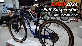 Caloi Elite Carbon FS 2024  Lançamento modelo Sport  Pedal Planejado  86 [upl. by Hanan]