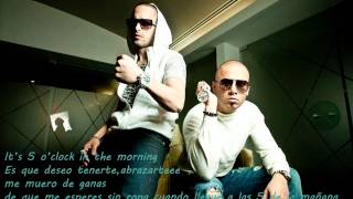 Wisin amp Yandel ft T Pain  5 OClock letra [upl. by Nosrettap]