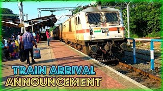 Ernakulam Special and Ernad Express Arrival Announcements [upl. by Sigmund560]