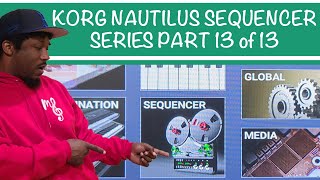 Korg Nautilus Sequencer Series  Bouncing Sequences to WAV then to USB [upl. by Draper]