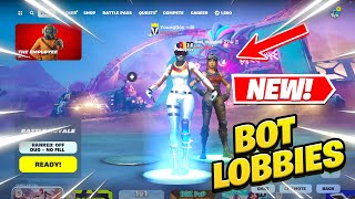 How To Get BOT LOBBIES In Fortnite Chapter 5 Season 3 WORKS [upl. by Benedict]