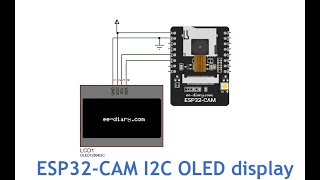 ESP32 CAM OLED Display [upl. by Koo753]