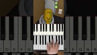 roblox skibidi toilet Piano Tutorial [upl. by Virgina]