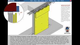 Metal Stud Framing Installation quotThe Systemquot Slotted Track [upl. by Eiuqnom606]