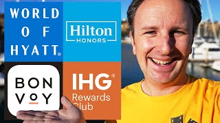 Best Hotel Elite Status  Hilton vs Marriott Hyatt amp IHG [upl. by Juieta]