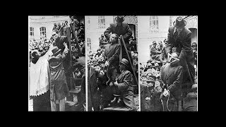 Hungarian Prime Minister Ferenc Szalasi is given the last rites before being hanged as a collabor [upl. by Jude772]