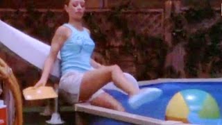 Leah Remini Neighbours Pool King Of Queens [upl. by Yelsew675]