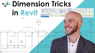 Dimension Tricks in Revit [upl. by Ahsilac]