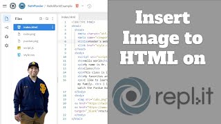 Insert Image to HTML on Repl [upl. by Tunk744]