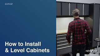 Garage  How to Install amp Level Cabinets [upl. by Naid]